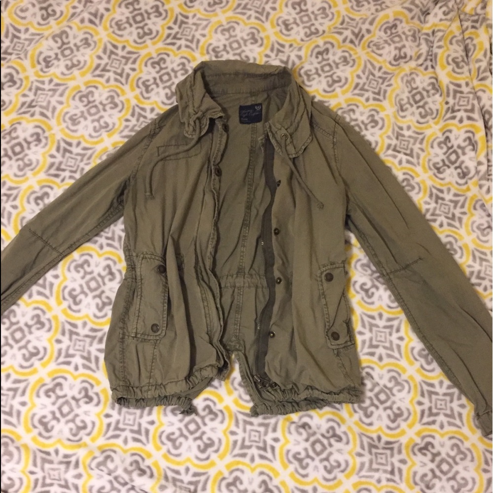 American Eagle Navy green jacket